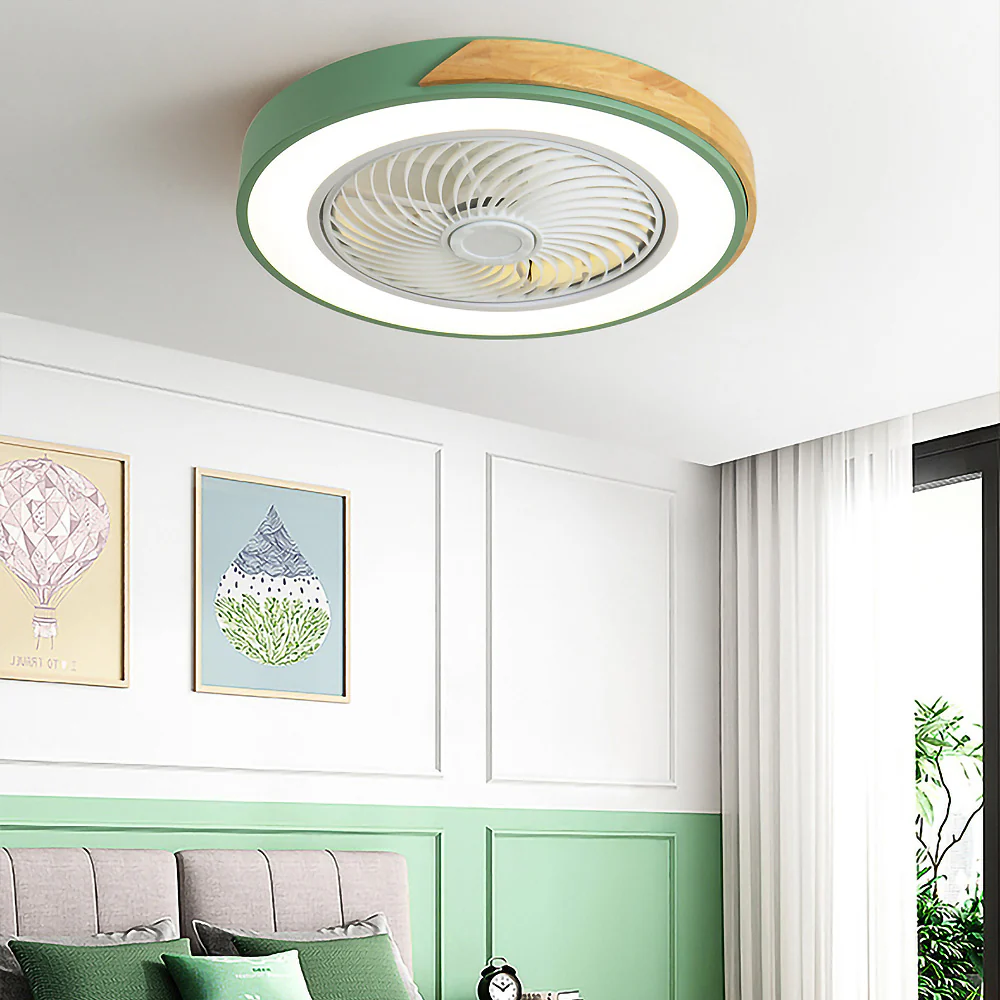 Modern Wood Ceiling Fans With LED Lights - Image 10