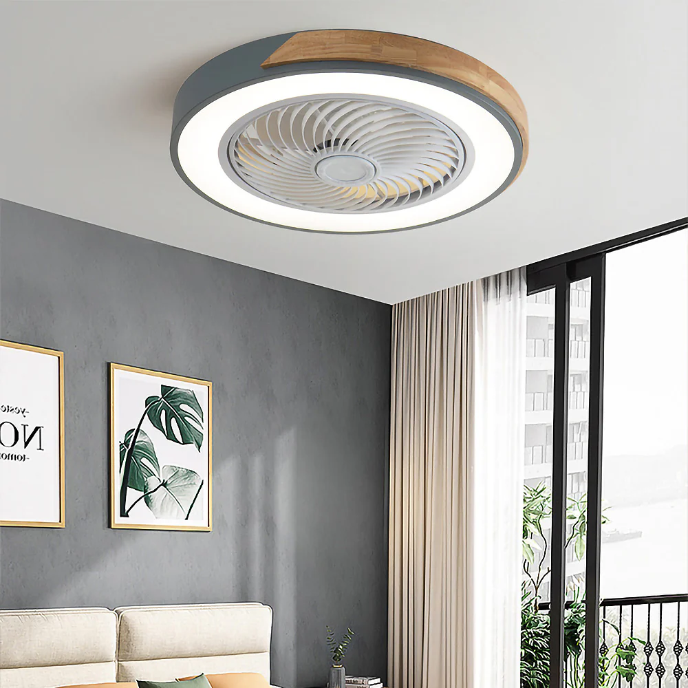 Modern Wood Ceiling Fans With LED Lights - Image 18