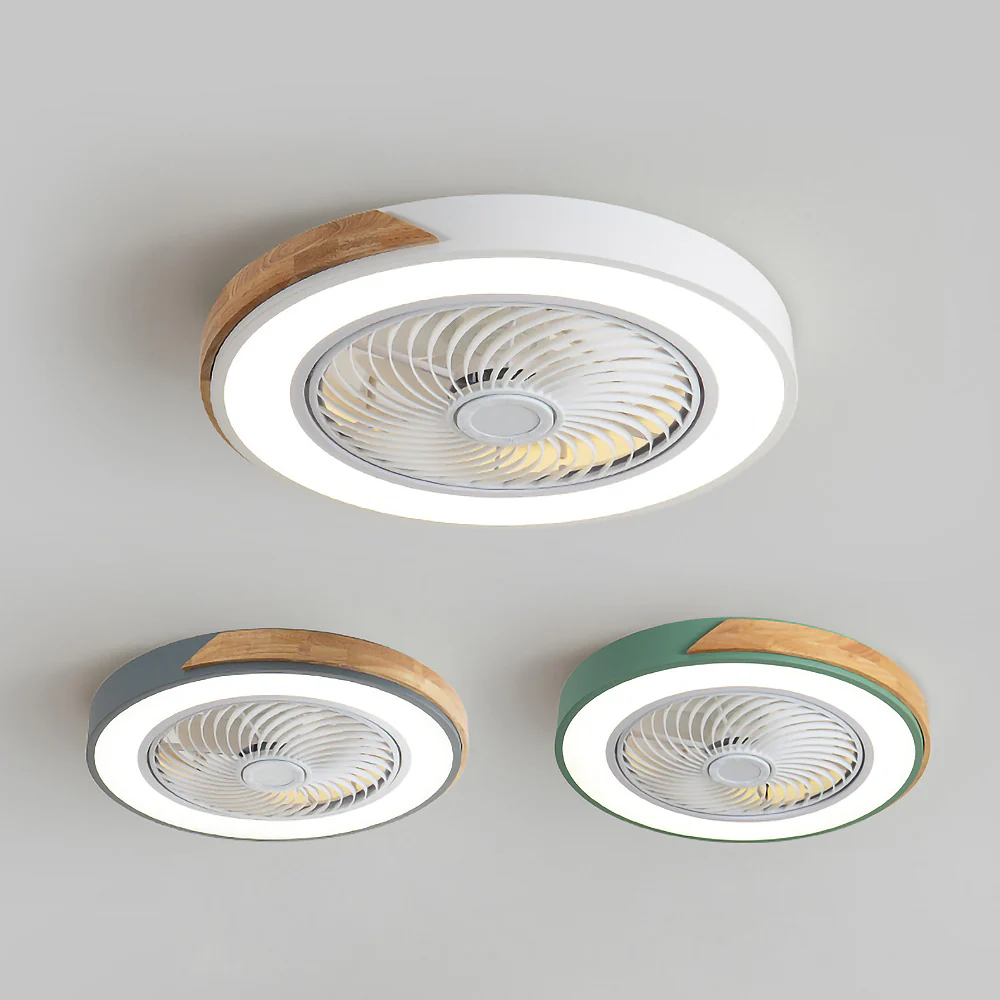 Modern Wood Ceiling Fans With LED Lights - Image 26
