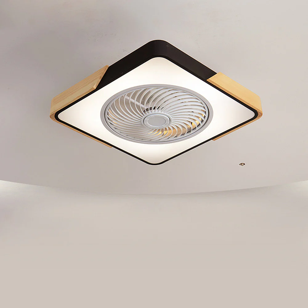 Modern Wood Ceiling Fans With LED Lights - Image 32