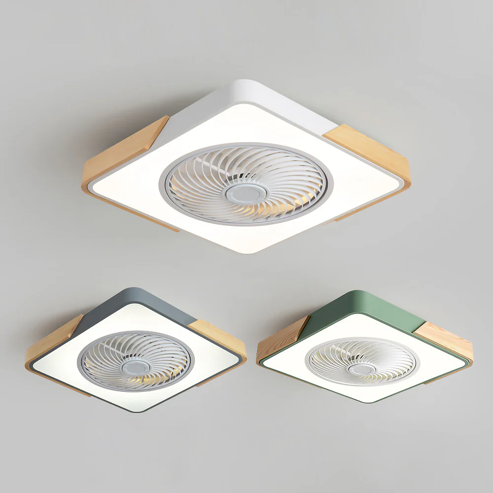 Modern Wood Ceiling Fans With LED Lights - Image 34