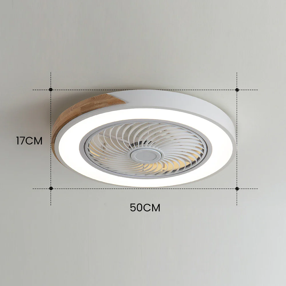 Modern Wood Ceiling Fans With LED Lights - Image 5