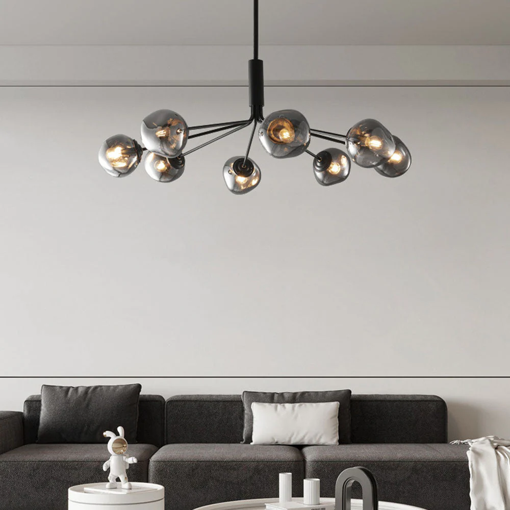 Modern Molecular Lava Glass Living Room Chandelier - Image 2