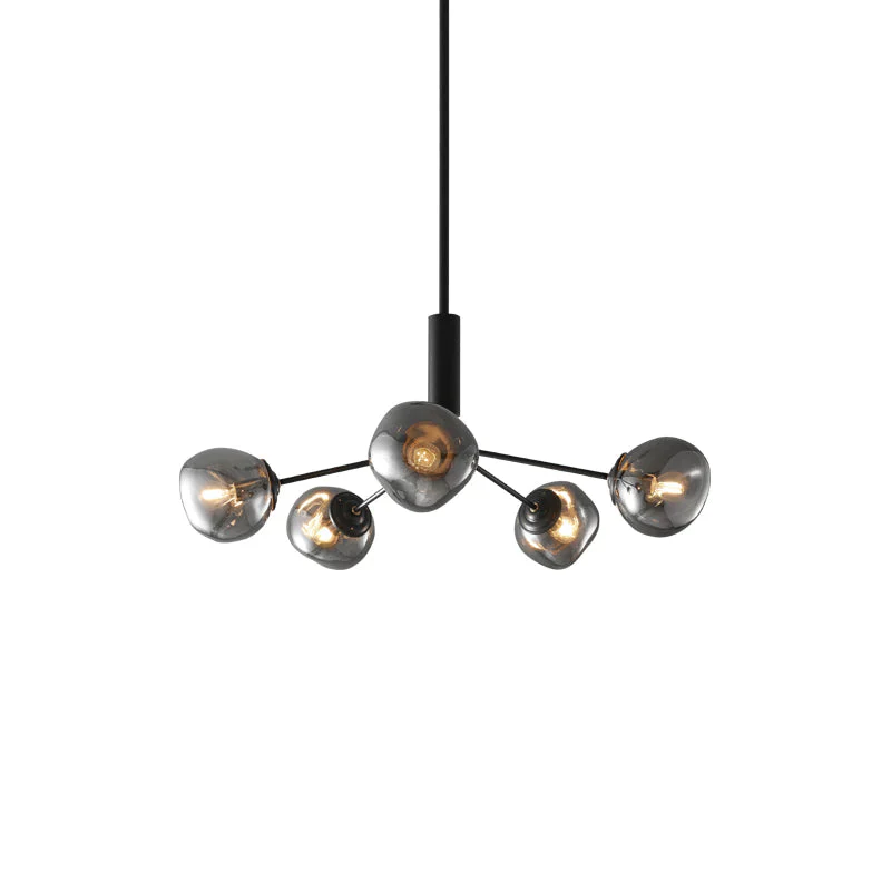 Modern Molecular Lava Glass Living Room Chandelier - Image 8