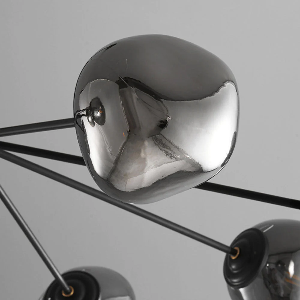 Modern Molecular Lava Glass Living Room Chandelier - Image 9