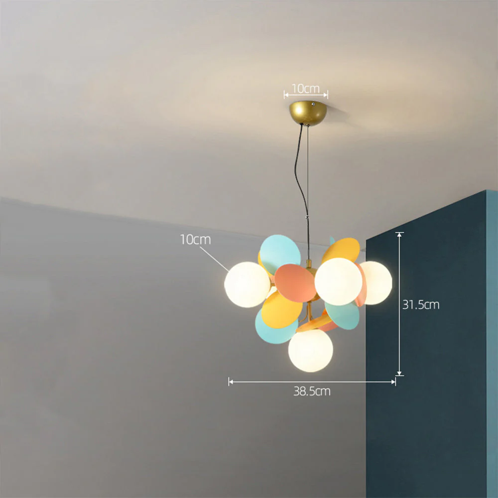 Modern Multicolored Flower-Branch Shaped Ceiling Chandelier Light - Image 5