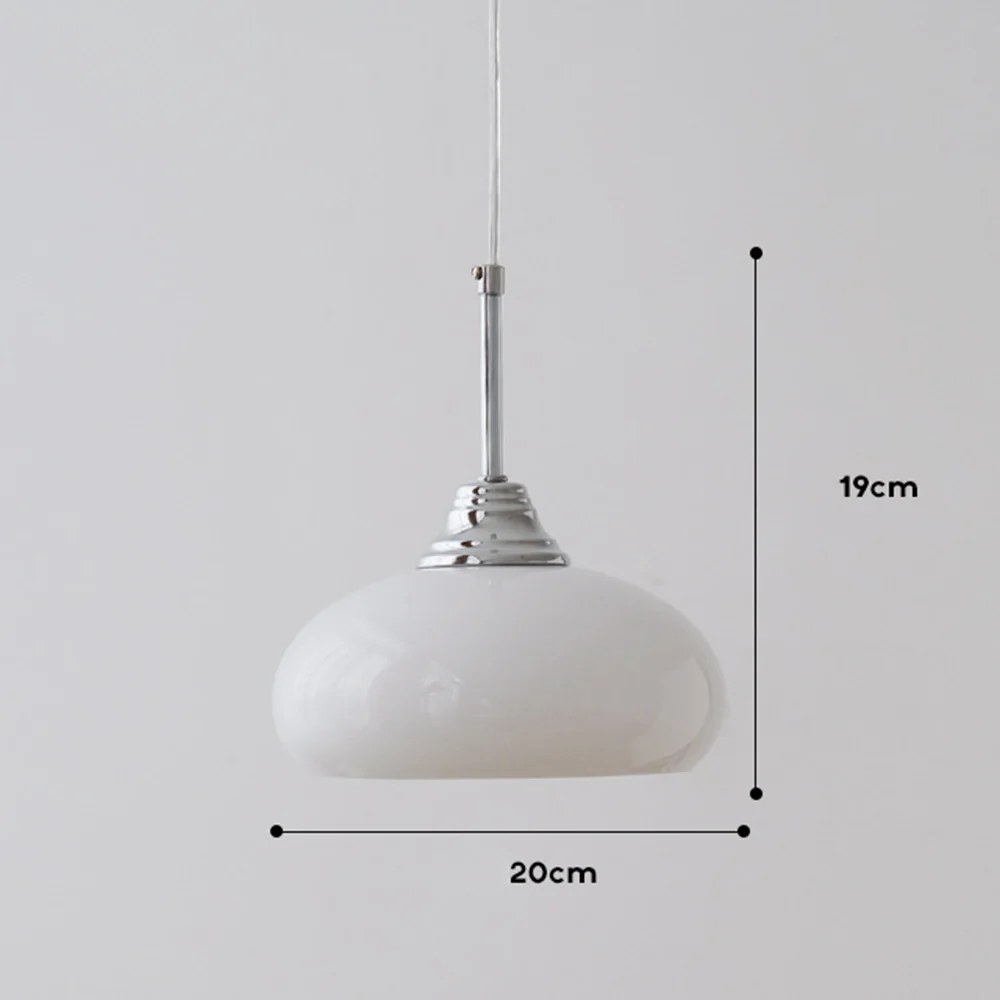 Nordic Bauhaus Small Glass Pendant Light - Image 10