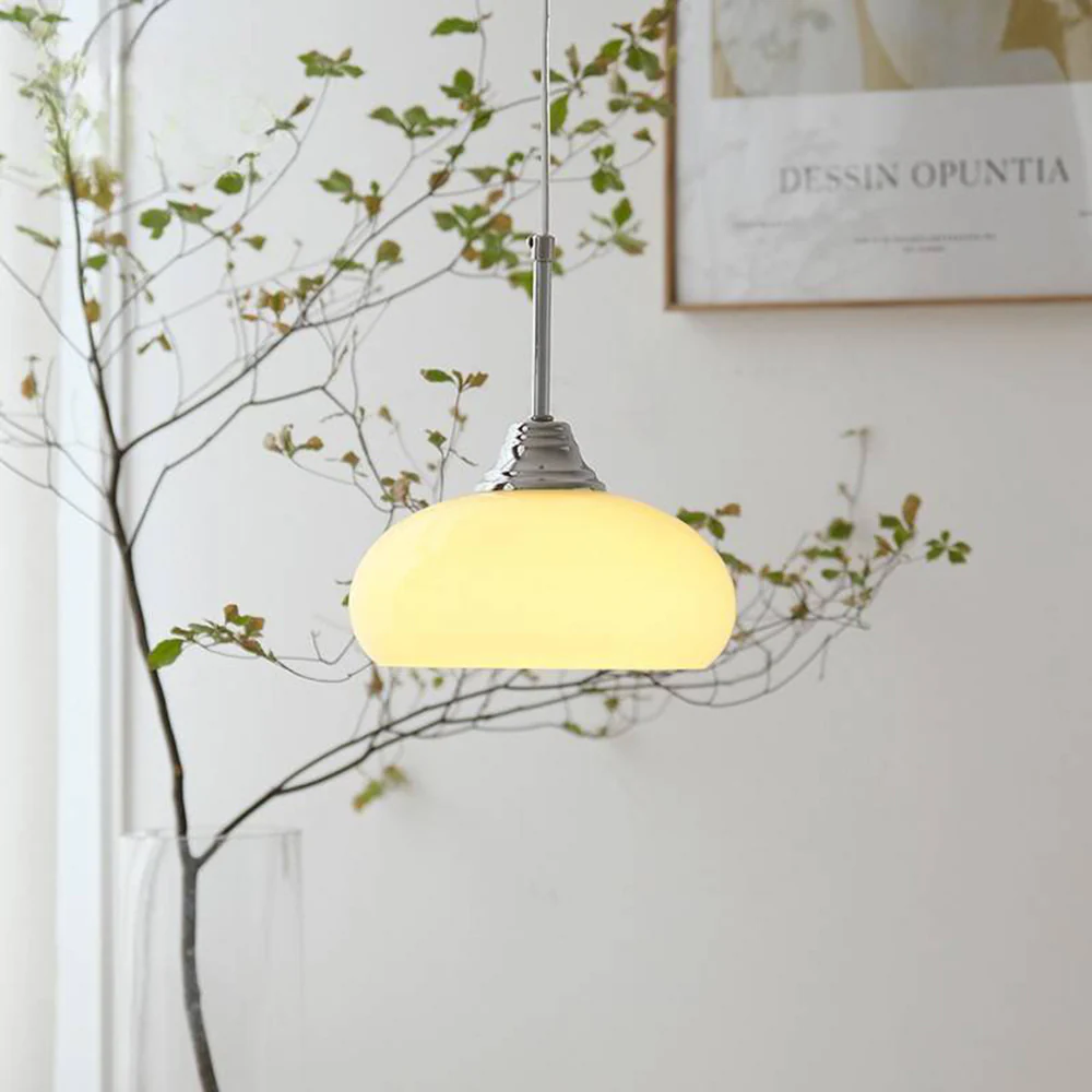 Nordic Bauhaus Small Glass Pendant Light - Image 4