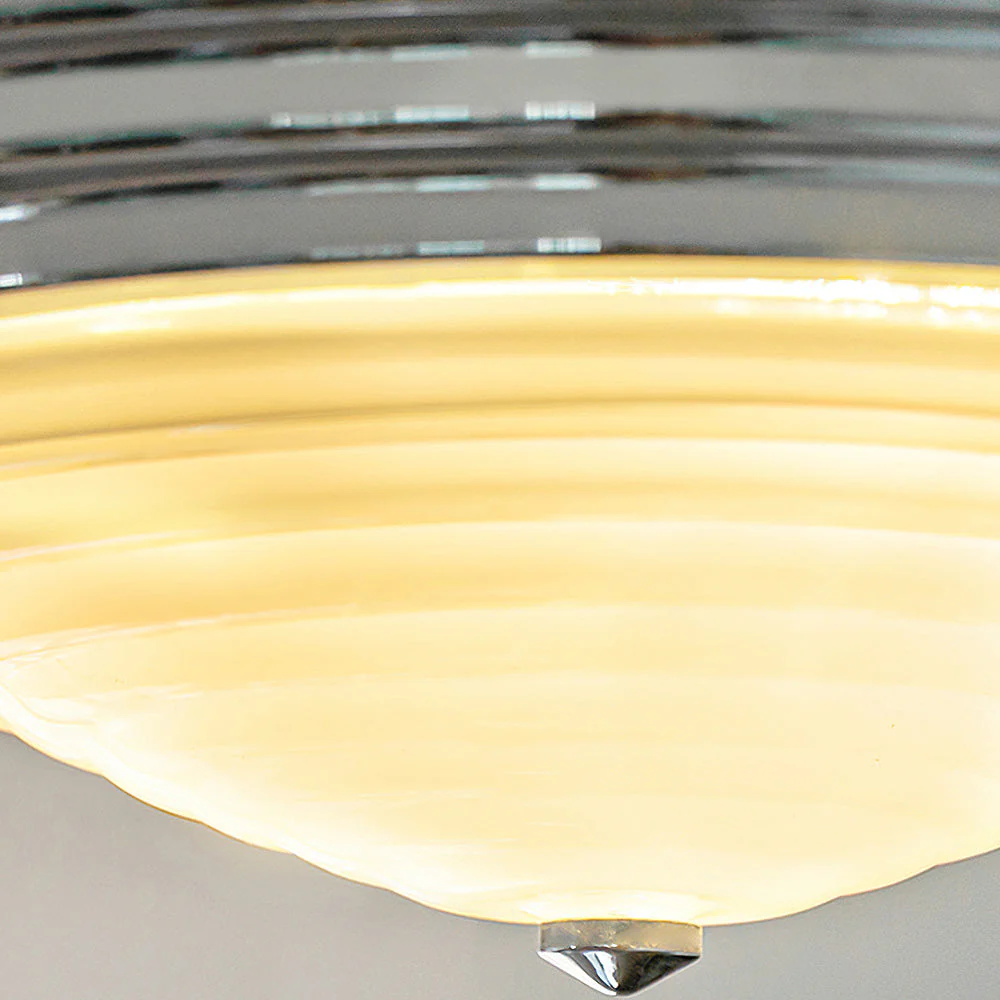 Nordic Chrome Simple LED Ceiling Lamp - Image 4