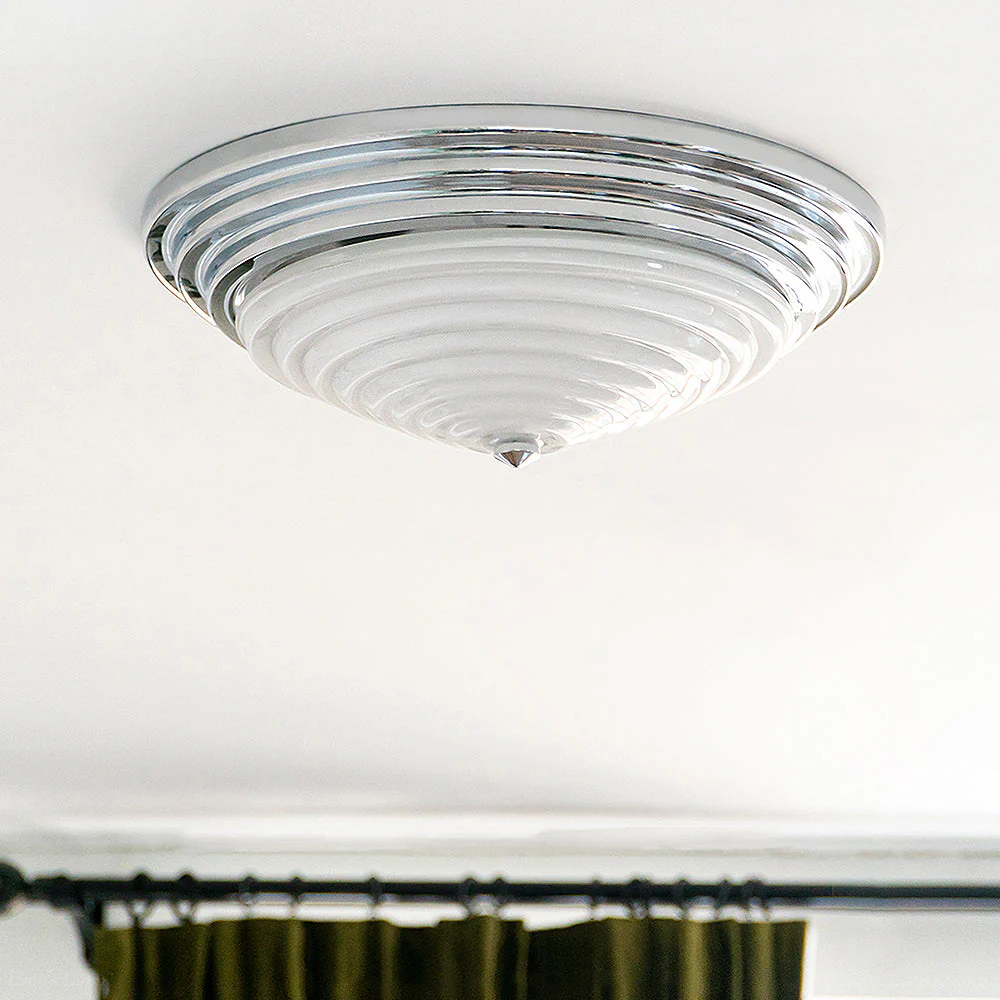 Nordic Chrome Simple LED Ceiling Lamp - Image 7