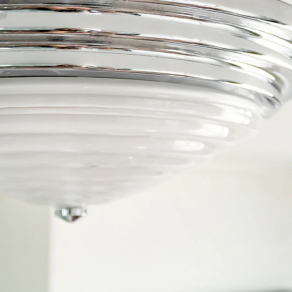 Nordic Chrome Simple LED Ceiling Lamp - Image 8