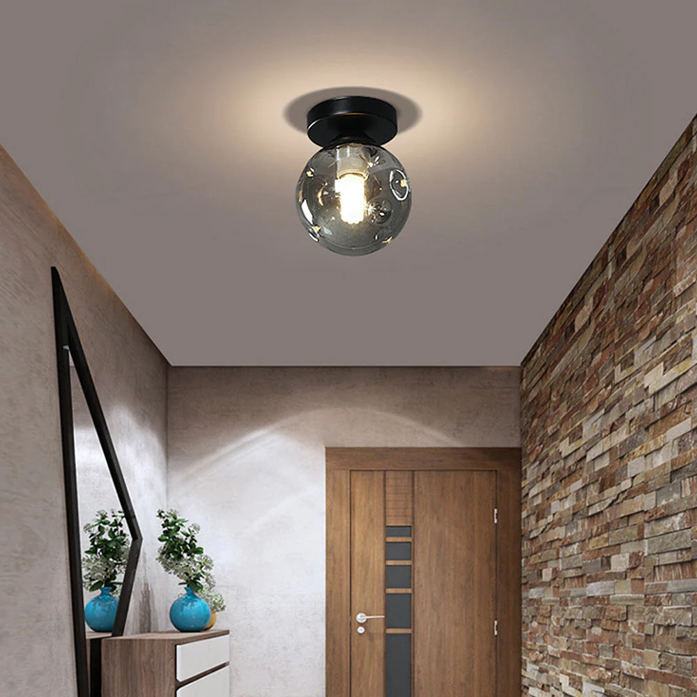 Nordic Clear Glass Ball Ceiling Light - Image 13