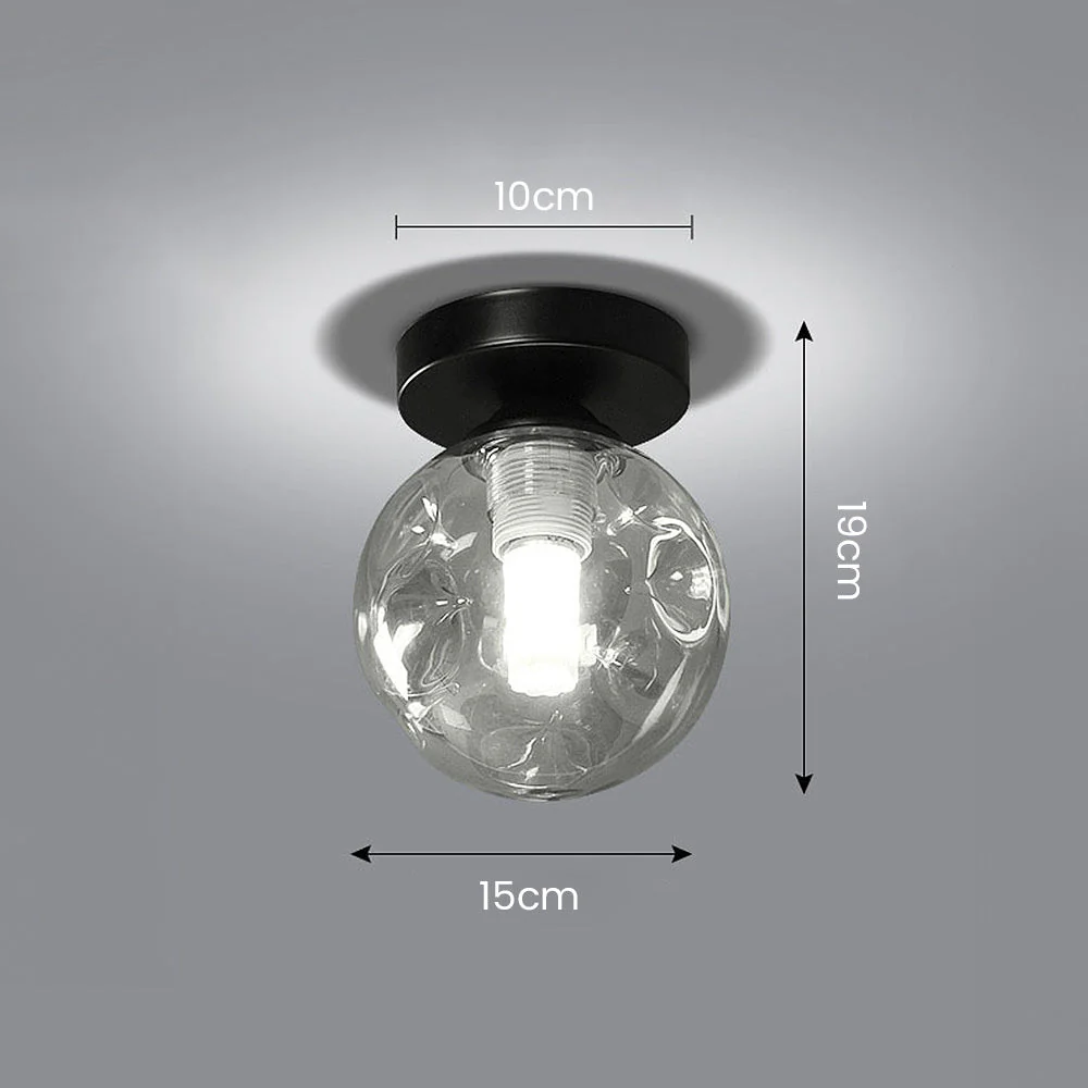 Nordic Clear Glass Ball Ceiling Light - Image 24