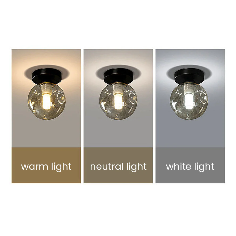Nordic Clear Glass Ball Ceiling Light - Image 28