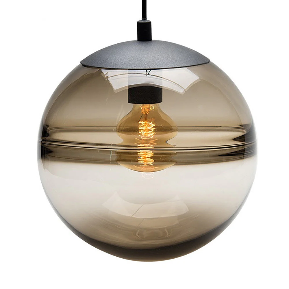 Nordic Clear Glass Ball Stained Pendant Light - Image 10