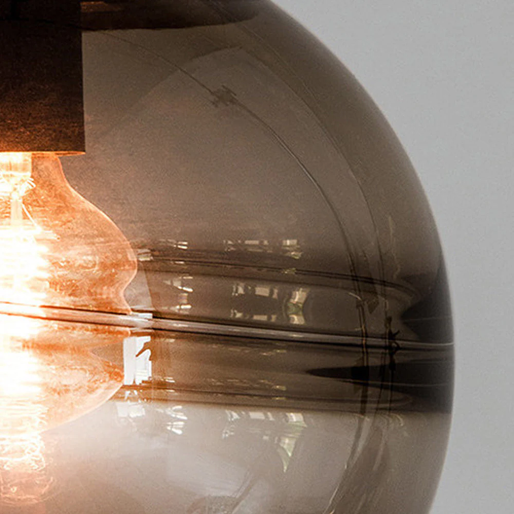 Nordic Clear Glass Ball Stained Pendant Light - Image 11