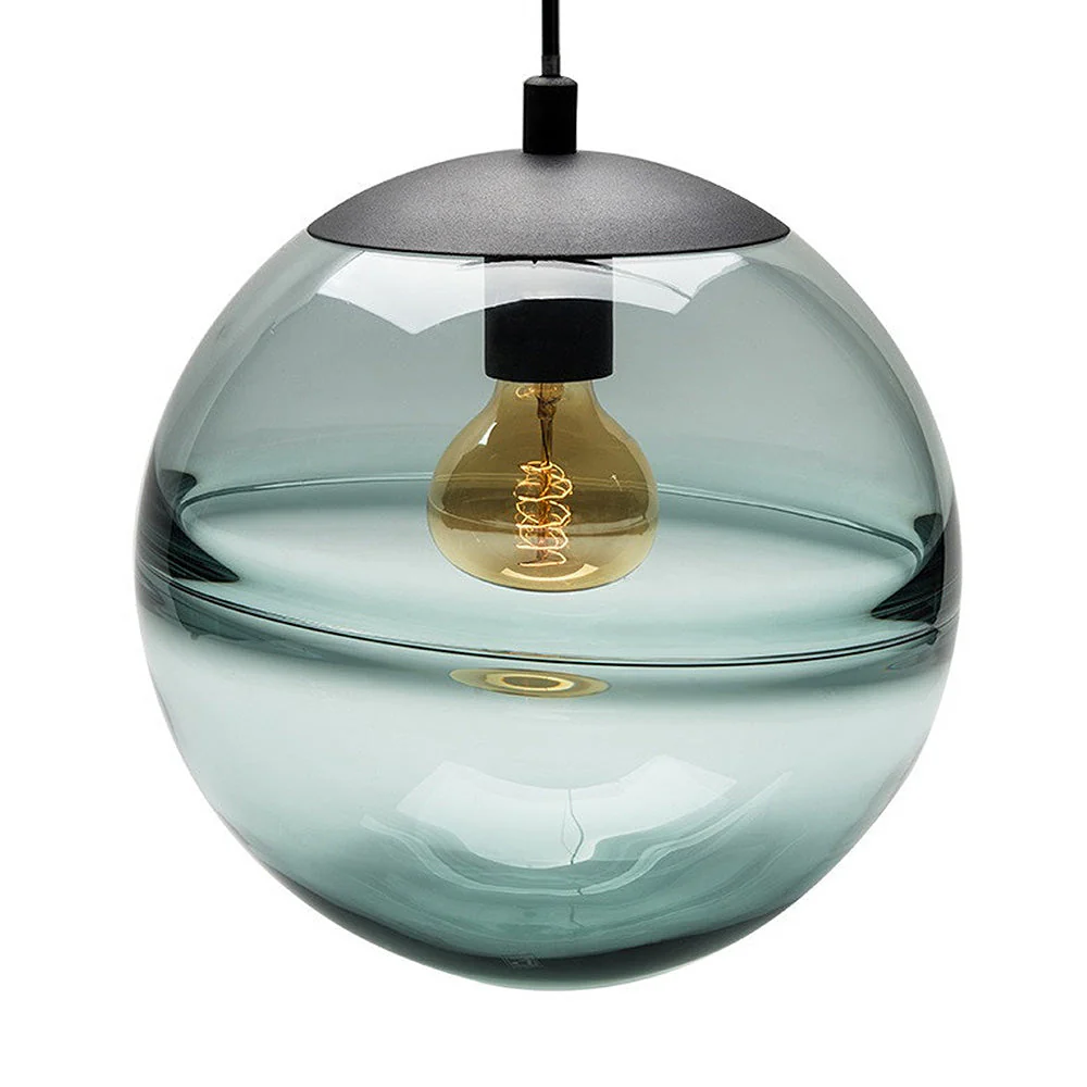 Nordic Clear Glass Ball Stained Pendant Light - Image 4