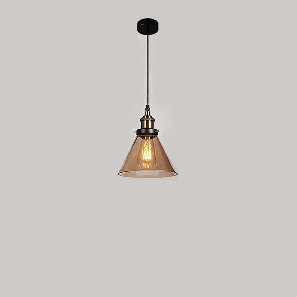 Nordic Clear Glass Bedside Pendant Light - Image 10