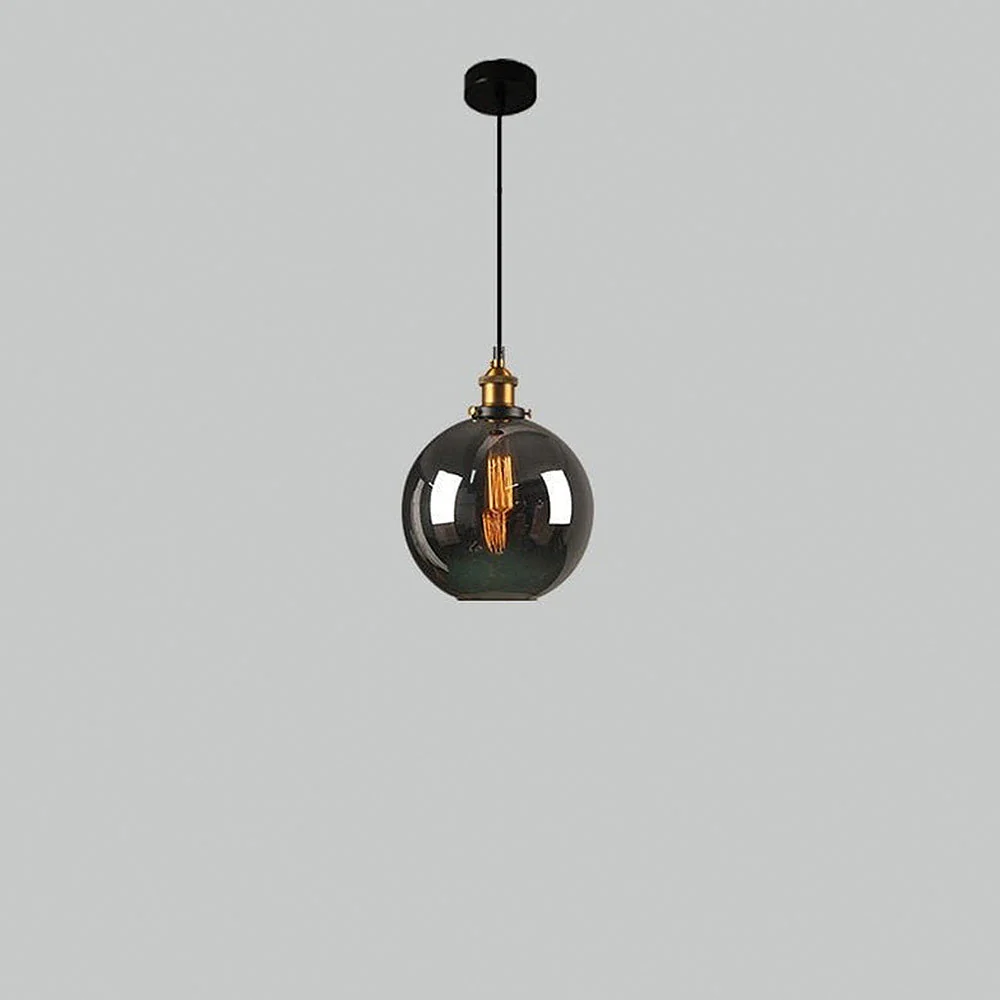 Nordic Clear Glass Bedside Pendant Light - Image 22