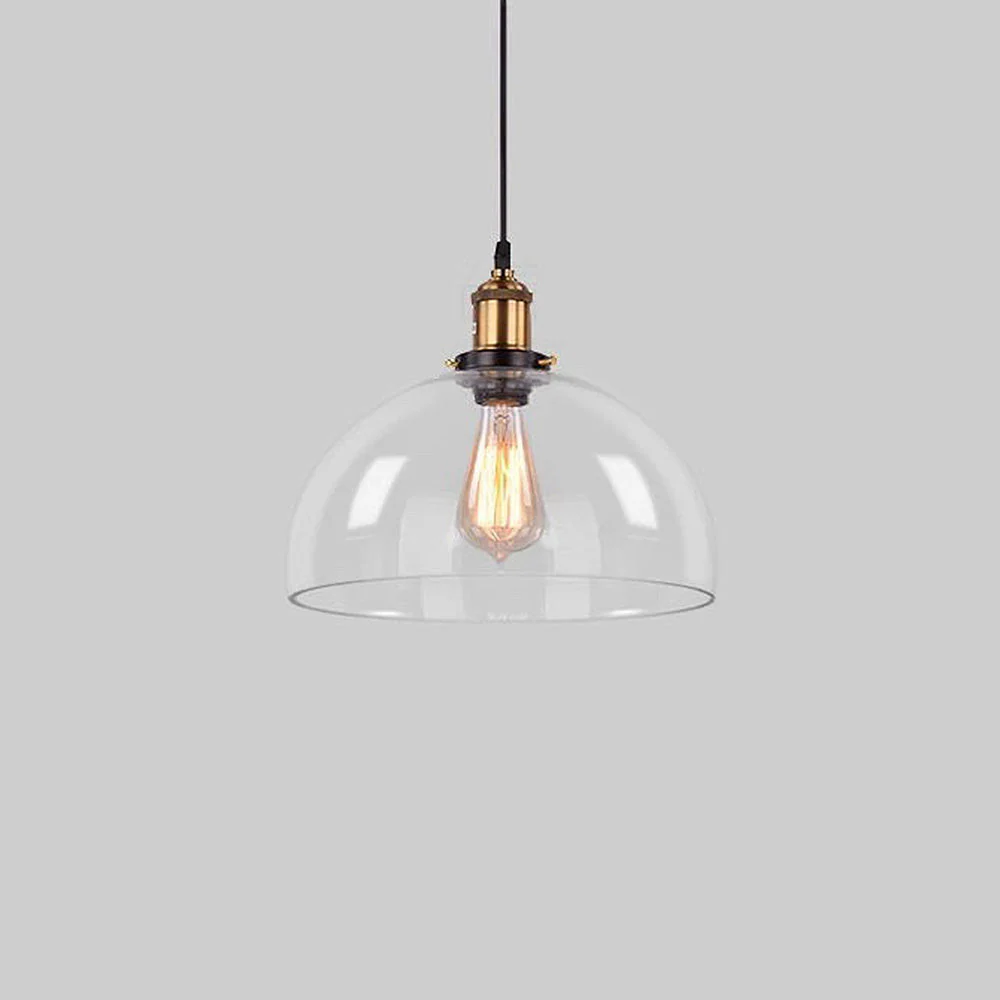 Nordic Clear Glass Bedside Pendant Light - Image 31