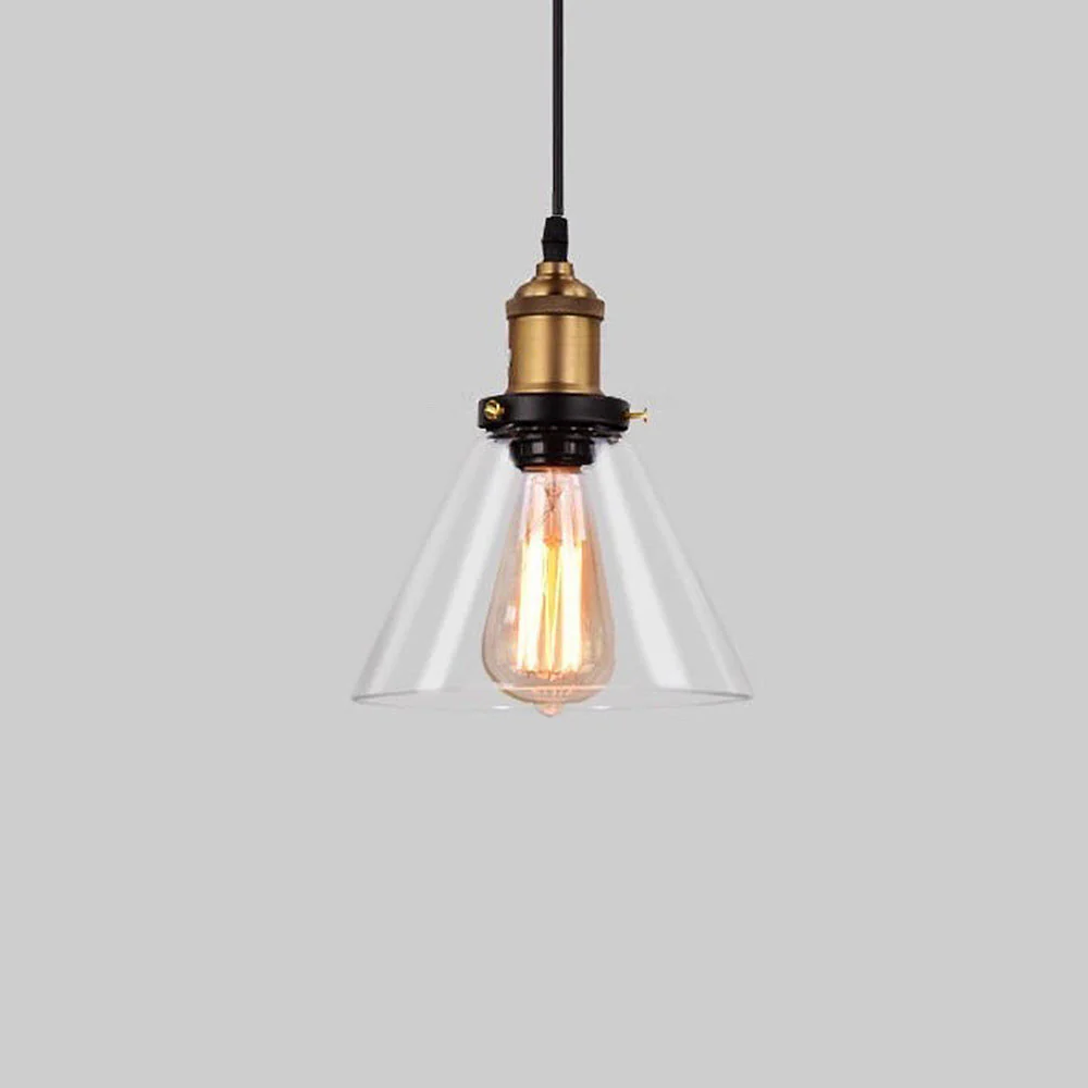 Nordic Clear Glass Bedside Pendant Light - Image 37