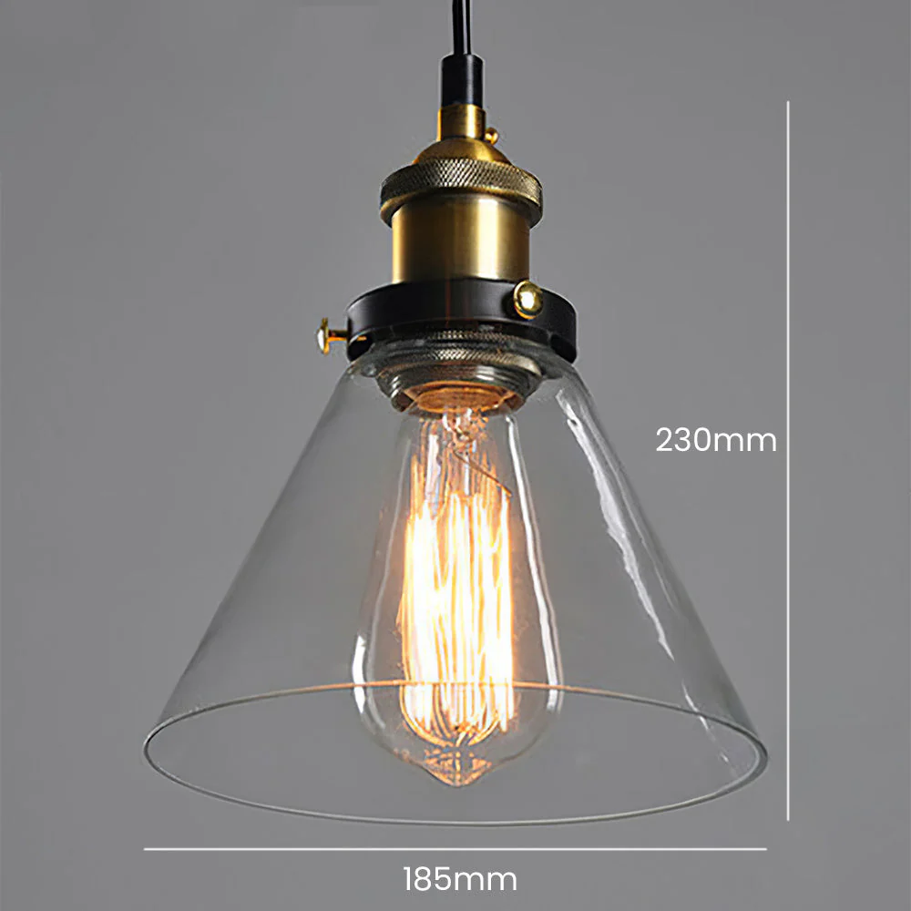 Nordic Clear Glass Bedside Pendant Light - Image 38