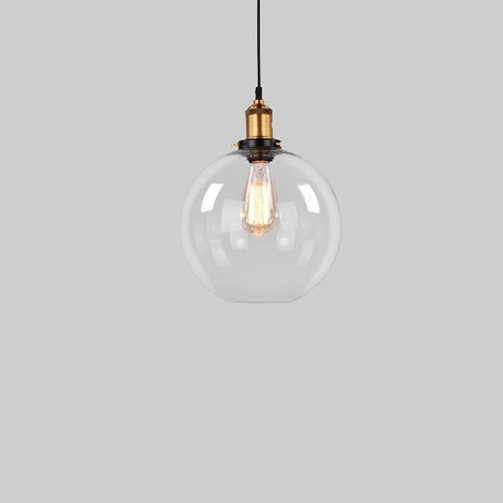 Nordic Clear Glass Bedside Pendant Light - Image 39