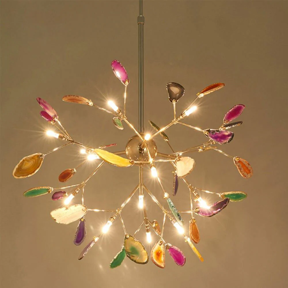 Nordic Creative Light Luxury Agate Stone Chandelier - Image 6