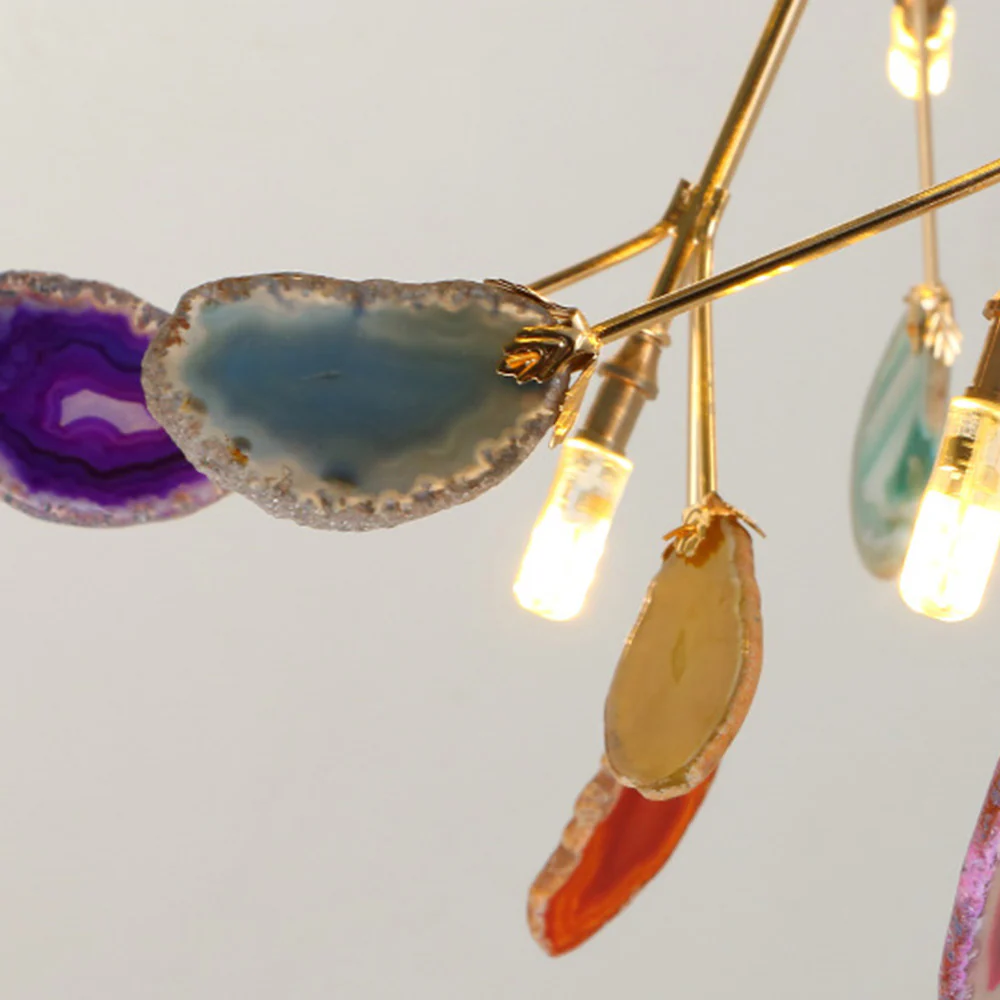 Nordic Creative Light Luxury Agate Stone Chandelier - Image 7