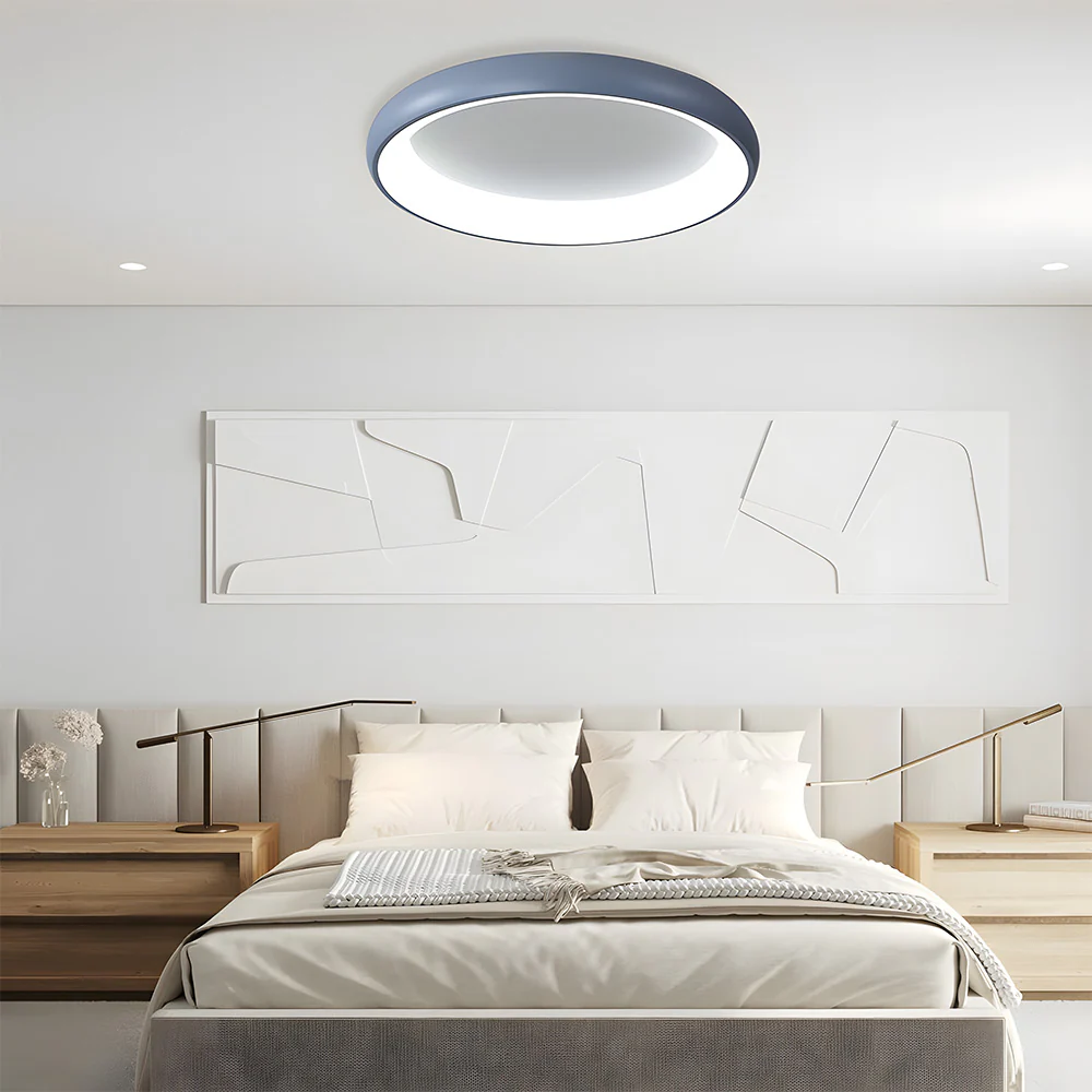 Nordic Creative Round LED Bedroom Ceiling Light - Image 14
