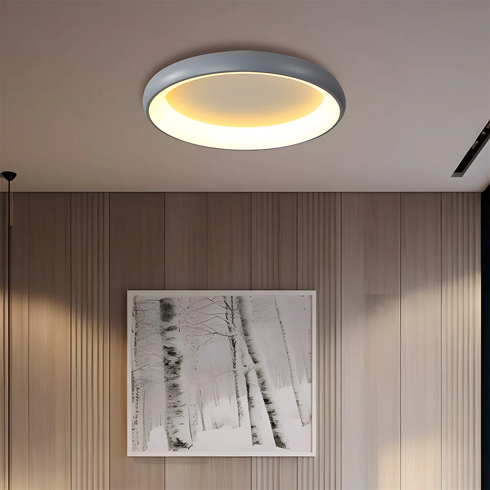 Nordic Creative Round LED Bedroom Ceiling Light - Image 17