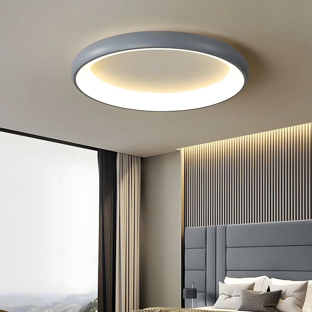 Nordic Creative Round LED Bedroom Ceiling Light - Image 18
