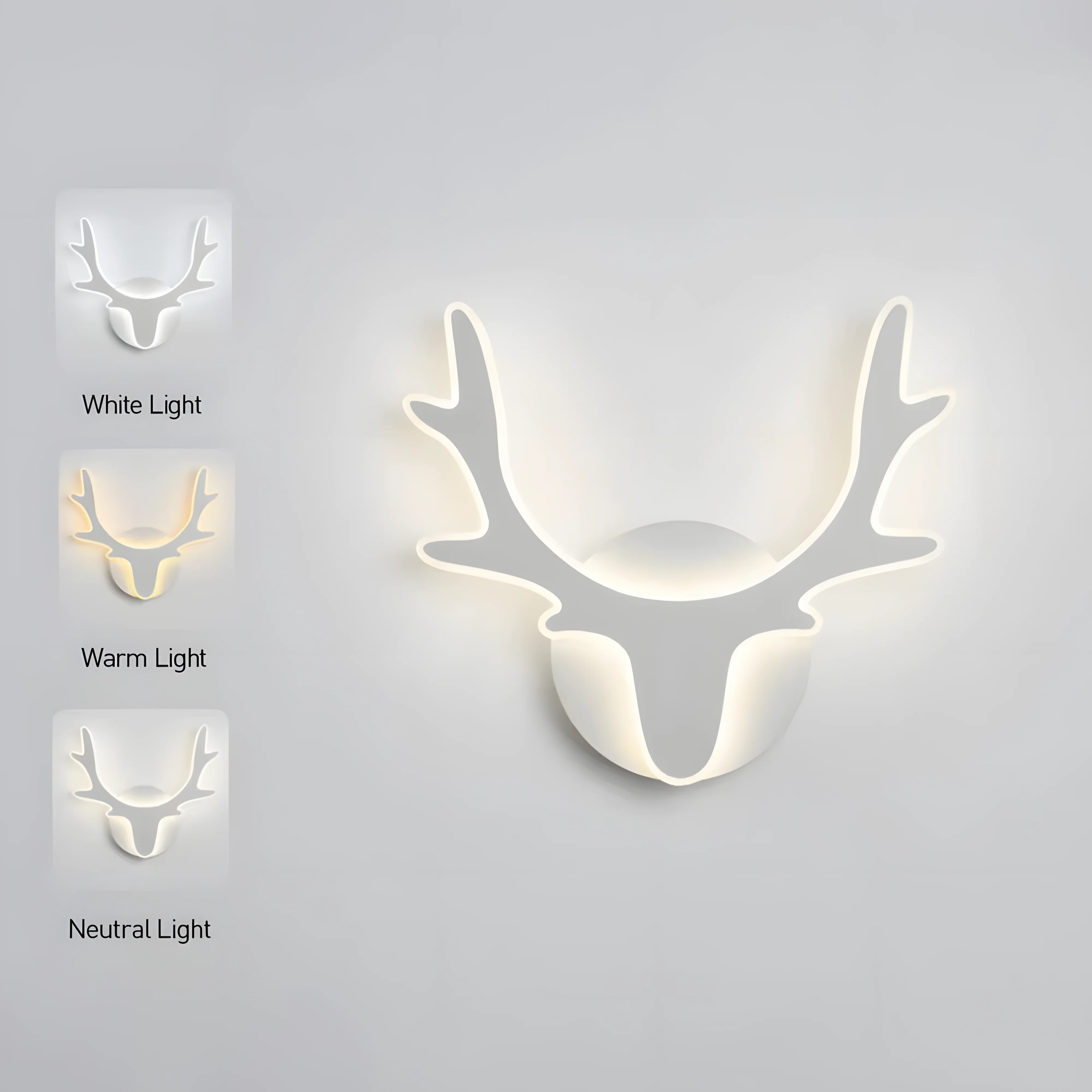 Nordic Deer Antler LED Wall Light - Image 12