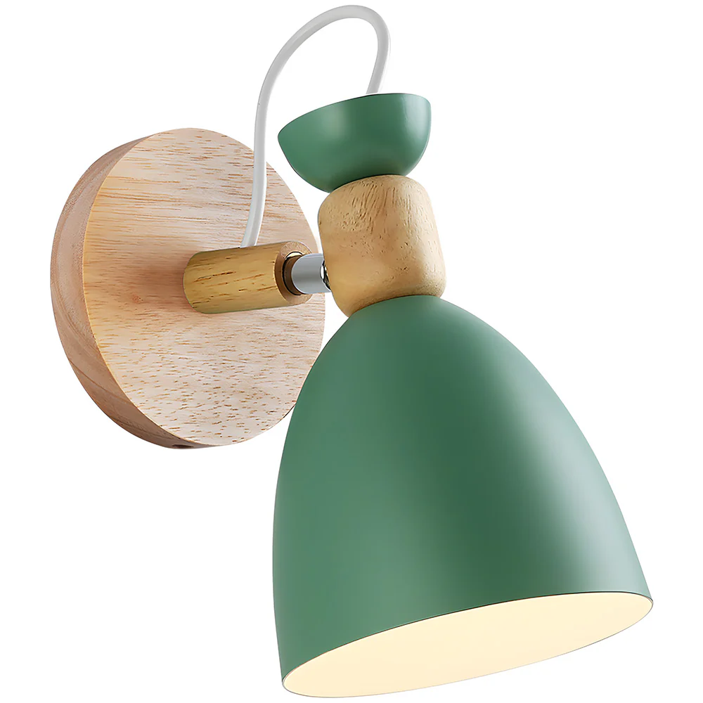 Nordic Design Style Wood Bedside Wall Lights - Image 7
