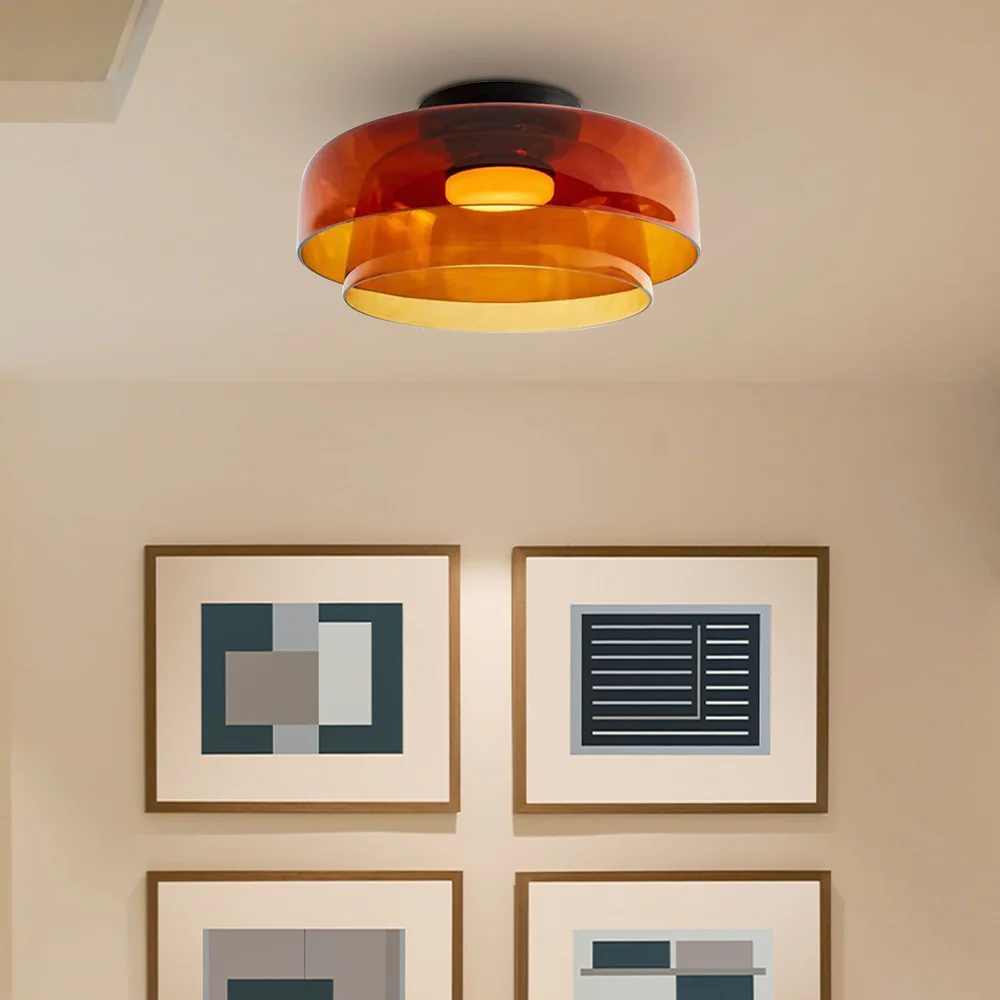 Modern Designer Creative Glass Ceiling Lamp For Living Room - Image 40