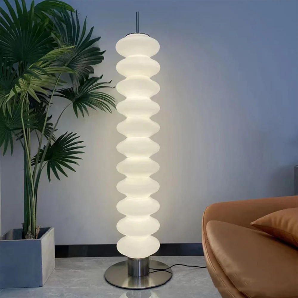 Nordic Designer Style White Art Floor Lamp - Image 5