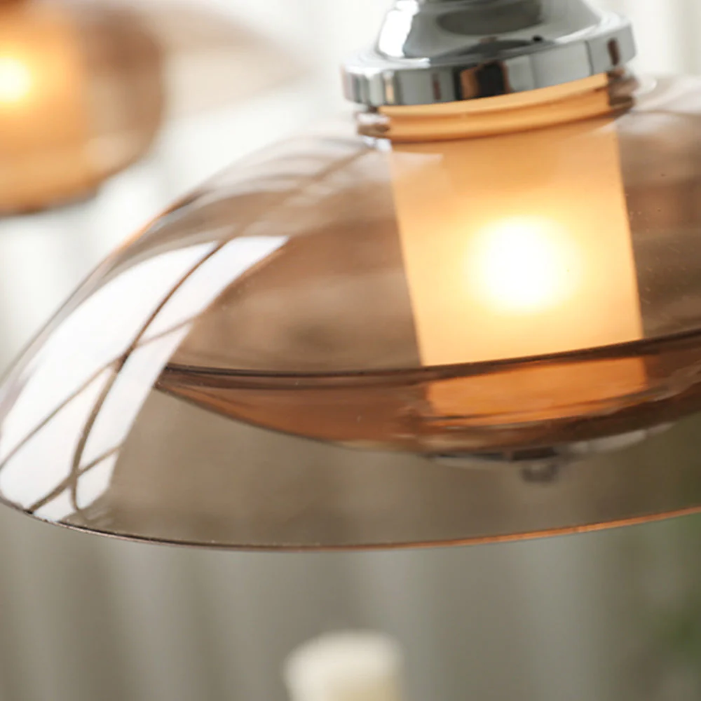 Nordic Flying Saucer Clear Glass Pendant Light - Image 18