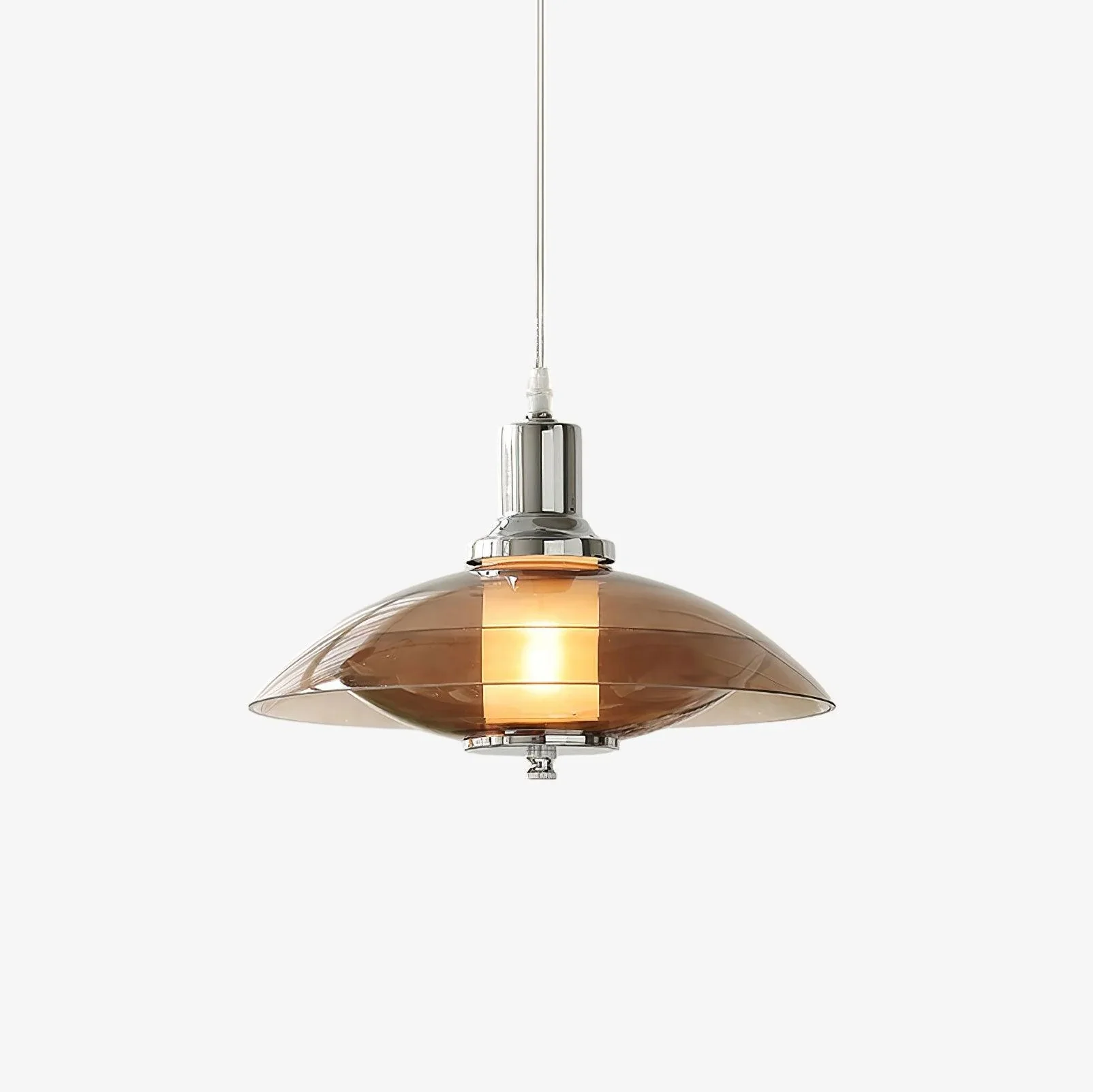 Nordic Flying Saucer Clear Glass Pendant Light - Image 19