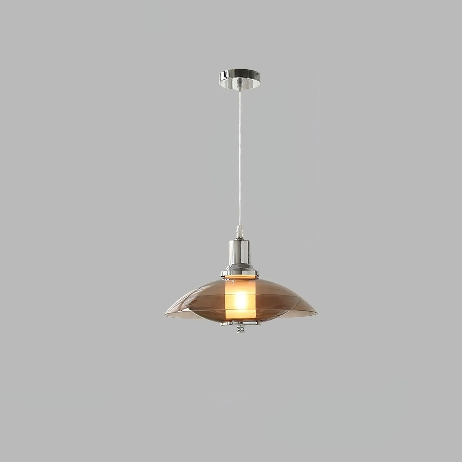 Nordic Flying Saucer Clear Glass Pendant Light - Image 21