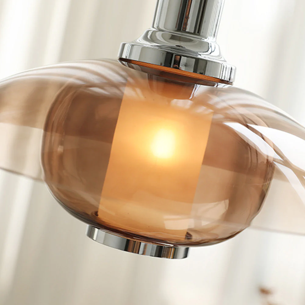 Nordic Flying Saucer Clear Glass Pendant Light - Image 7