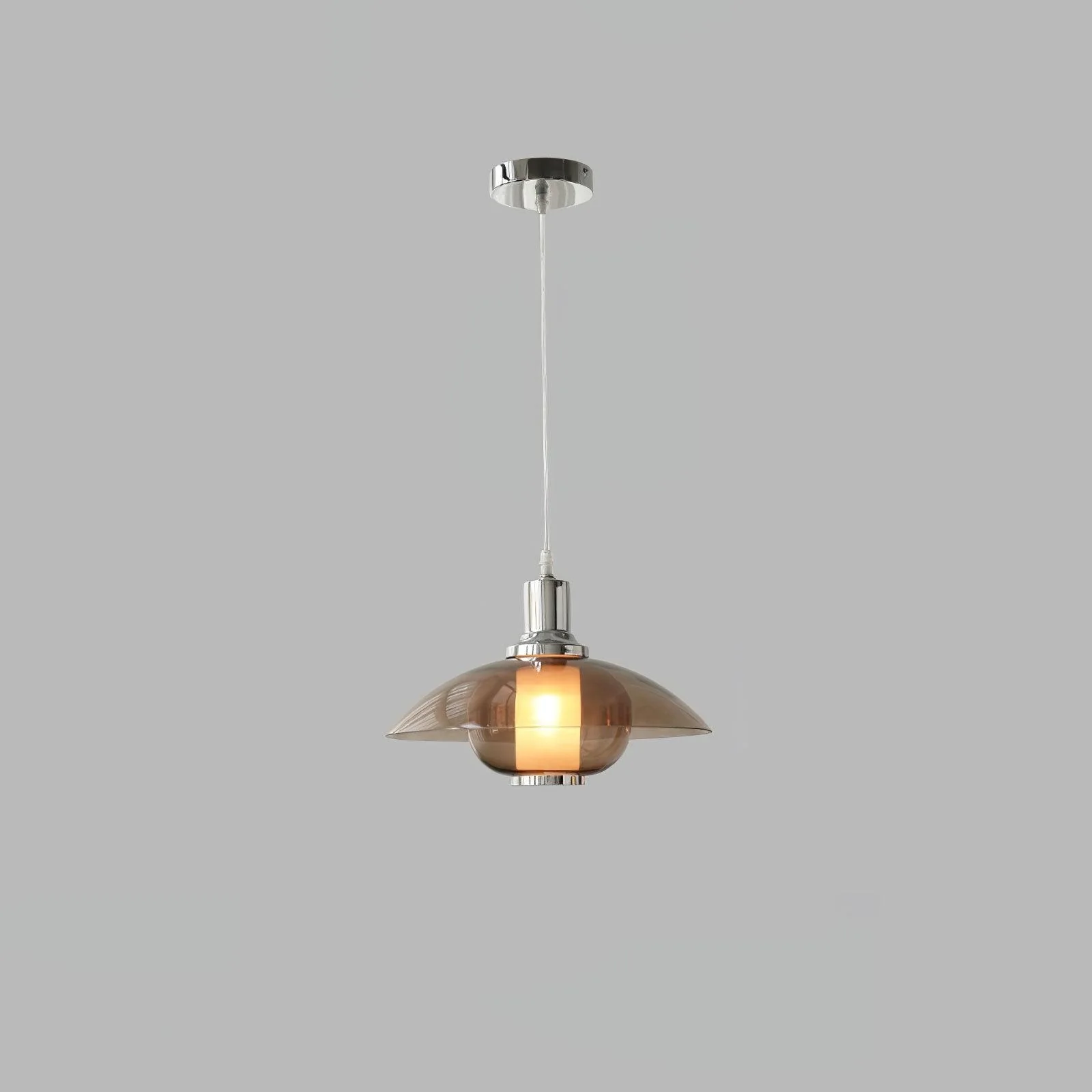 Nordic Flying Saucer Clear Glass Pendant Light - Image 8