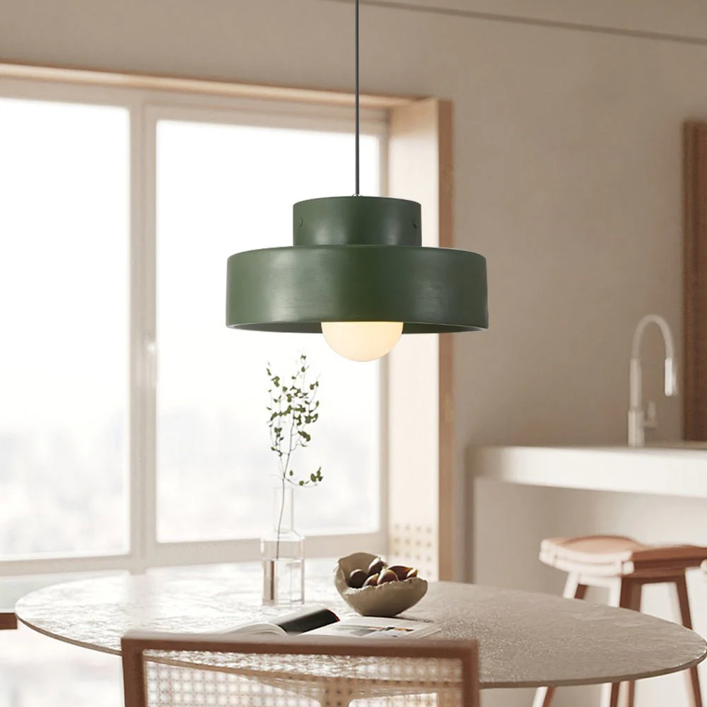 Nordic Geometric Cylindrical Pendant Lighting - Image 6