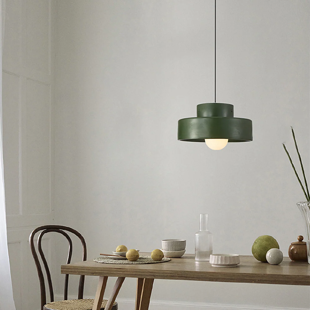Nordic Geometric Cylindrical Pendant Lighting - Image 7
