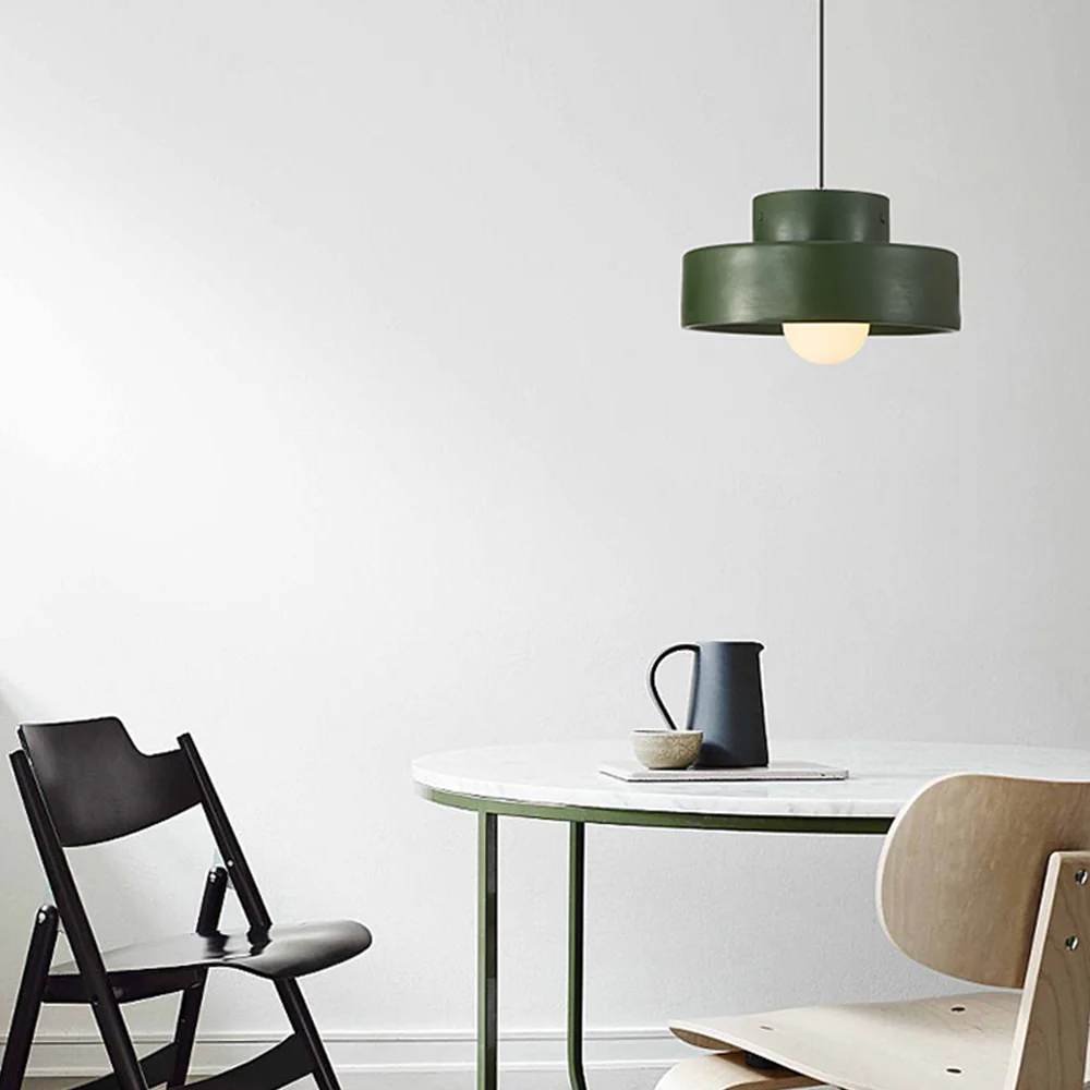 Nordic Geometric Cylindrical Pendant Lighting - Image 8