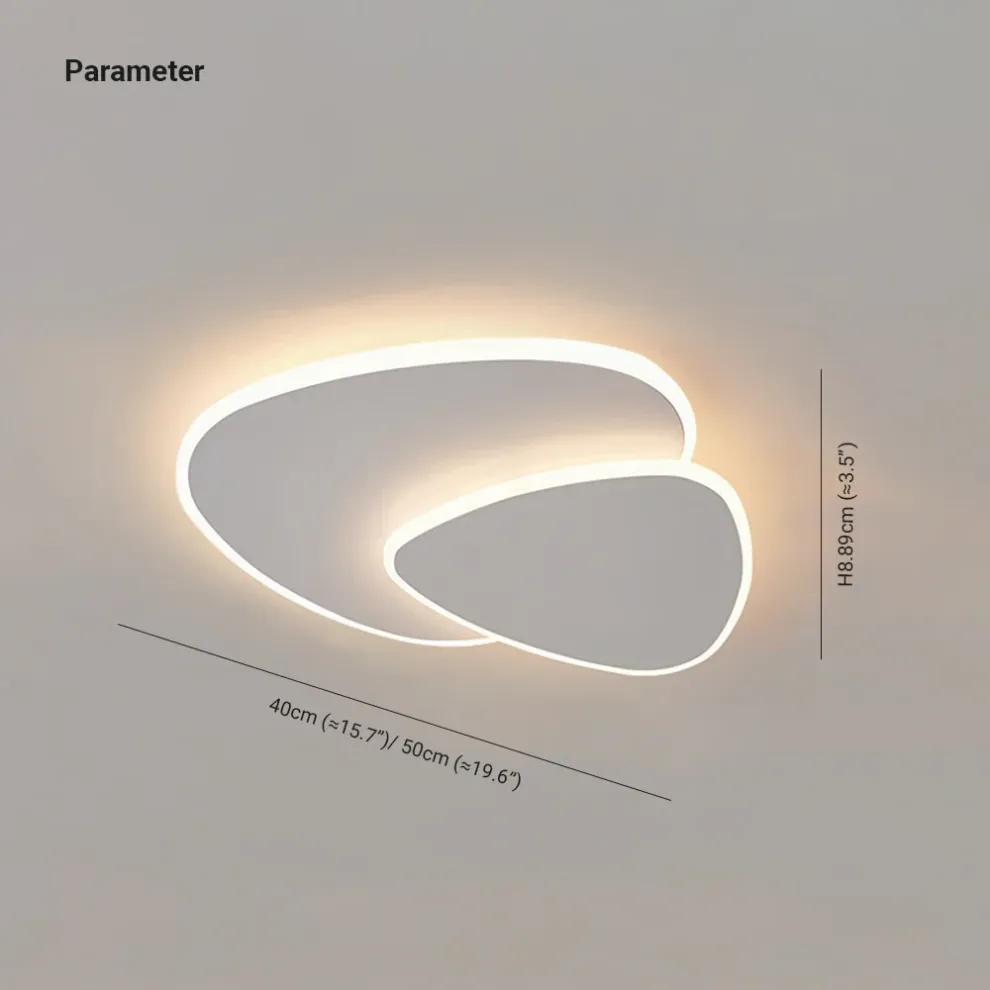 Nordic Geometry LED Acrylic Ceiling Light - Image 4