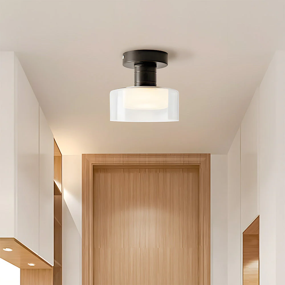 Nordic Glass LED Hallway Ceiling Light - Image 7