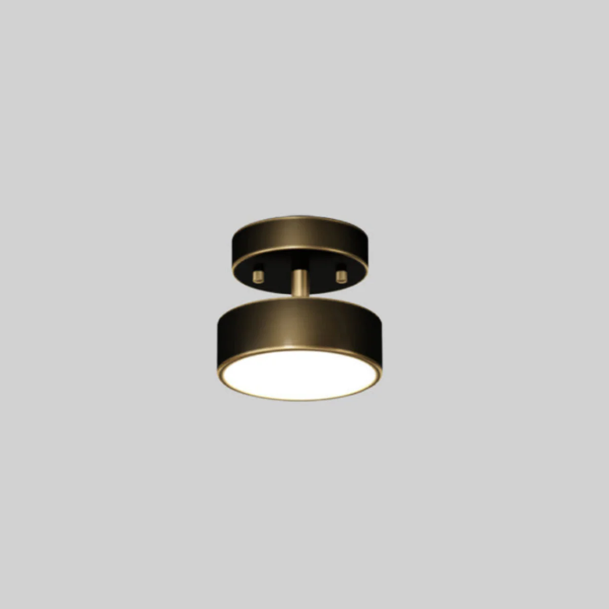 Nordic Industrial Simple Round LED Ceiling Light - Image 3