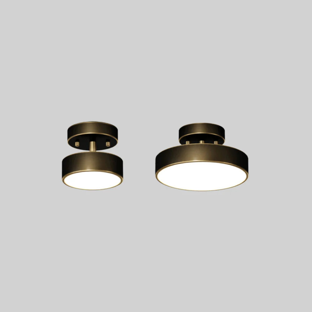 Nordic Industrial Simple Round LED Ceiling Light - Image 5