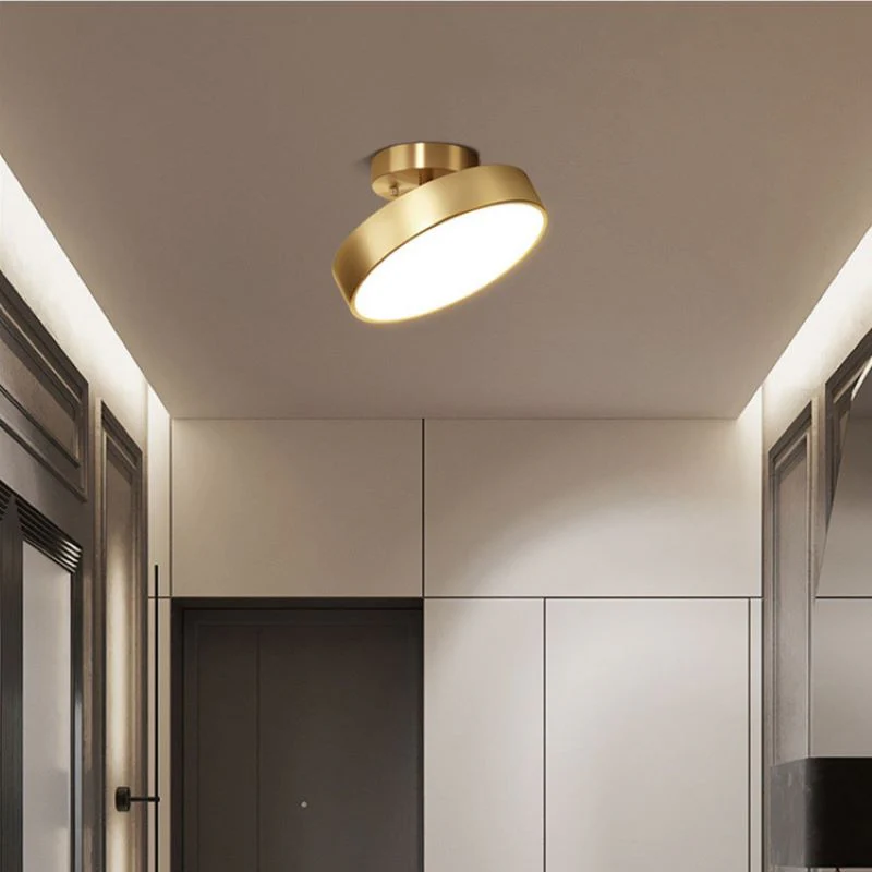 Nordic Industrial Simple Round LED Ceiling Light - Image 8