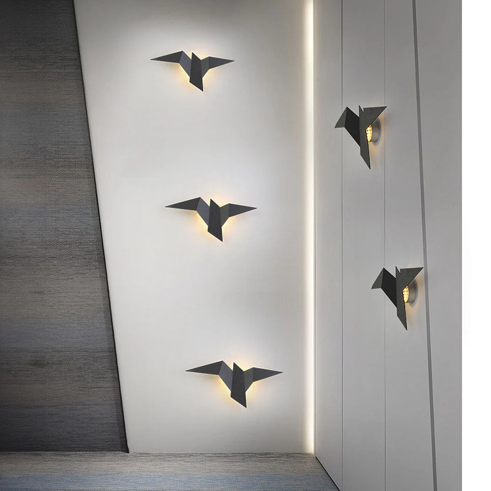 Nordic Iron Bird LED Mini Wall Light - Image 9